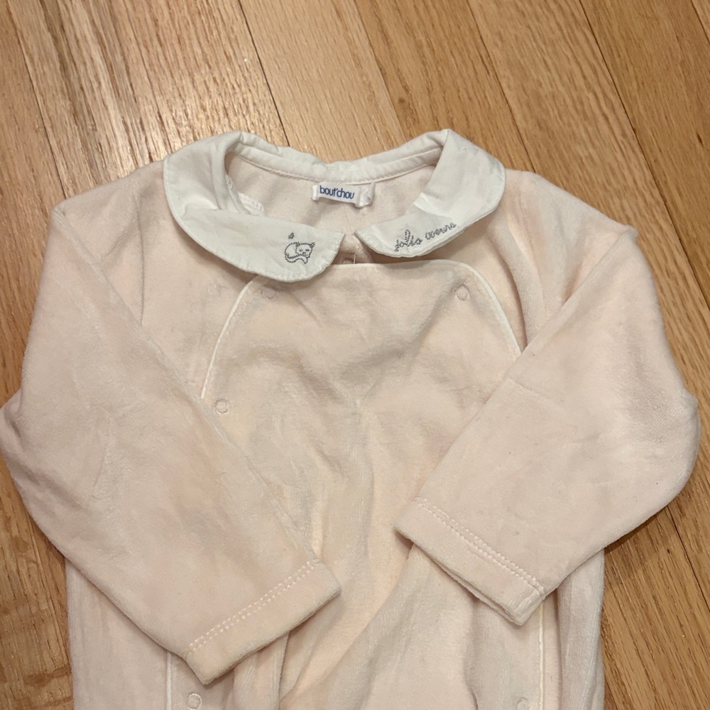 Cream Kids One Piece Footie